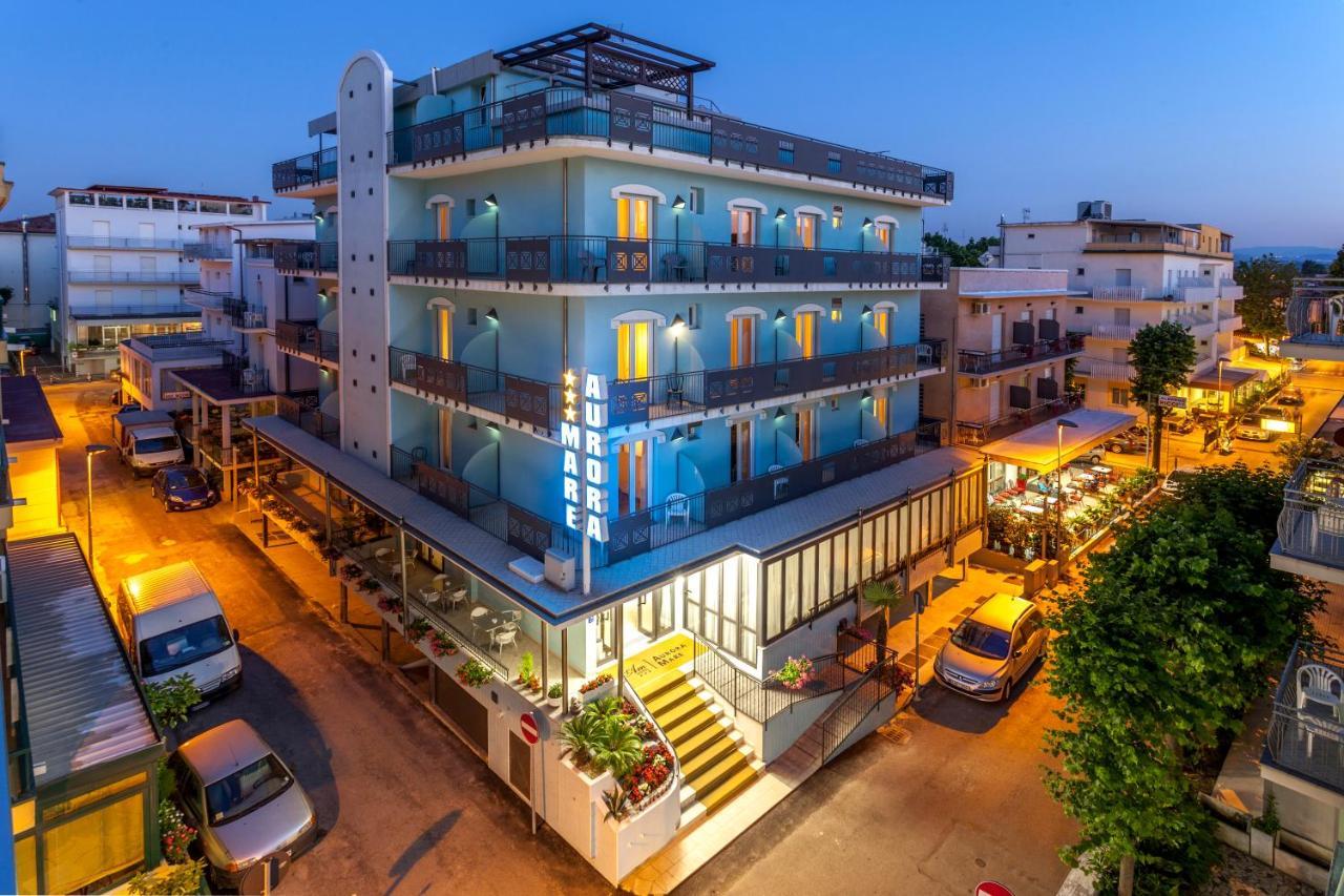 Hotel Aurora Mare Rimini Esterno foto